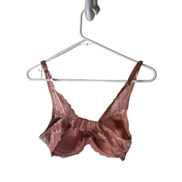Montelle 32C Rose Clay Blush Lace Blushing Mystique Bra - Picture 6 of 6